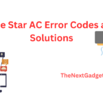 Blue Star AC Error Codes and Solutions