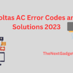 Voltas AC Error Codes and Solutions