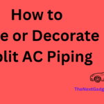 How to Hide or Decorate split AC piping