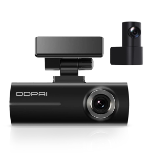 DDPAI N1 Dual Channel Car Dash Camera, 1296P Front & 1080P Rear, F1.8 with NightVIS 5G Lens, 260° Coverage, G-Sensor, WiFi, Super-Capacitor, Upto 256GB Storage (Designed for Hot Indian Weather)