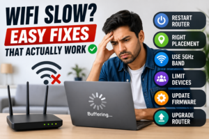 WiFi Slow? Easy Fixes That Actually Work (2026 Guide)