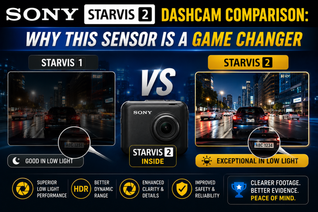 Sony STARVIS 2 Dashcam Comparison: Why This Sensor is a Game Changer