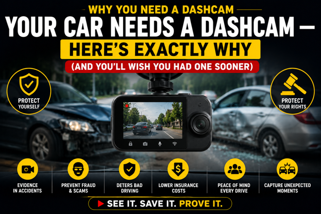 Your Car Needs a Dashcam — Here's Exactly Why (And You'll Wish You Had One Sooner) Car Needs a Dashcam