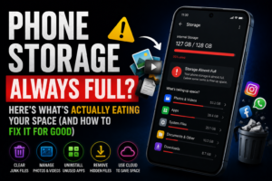 Phone Storage Always Full? Here’s What’s Actually Eating Your Space (And How to Fix It for Good)